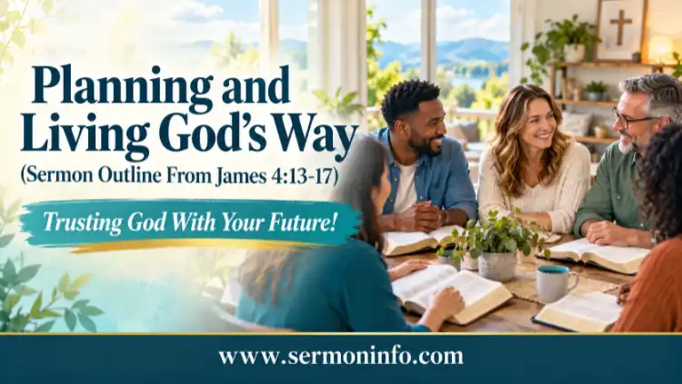 Planning and Living God's Way | Sermon Outline From James 4:13-17 Planning and Living God's Way | Sermon Outline From James 4:13-17