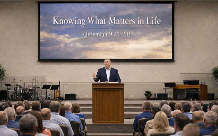 Sermon Outline From Jeremiah 9:23-24 | Knowing What Matters in Life