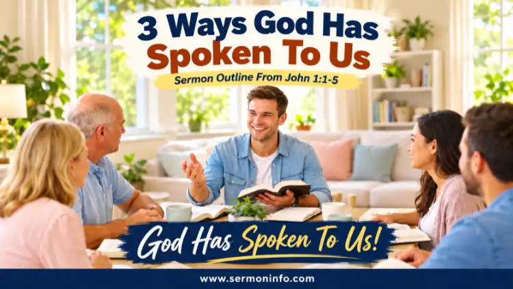 Sermon Outline From John 1:1-5 | 3 Ways God Has Spoken To Us