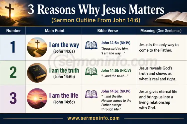 Sermon Outline From John 14:6 Sermon Outline From John 14:6
