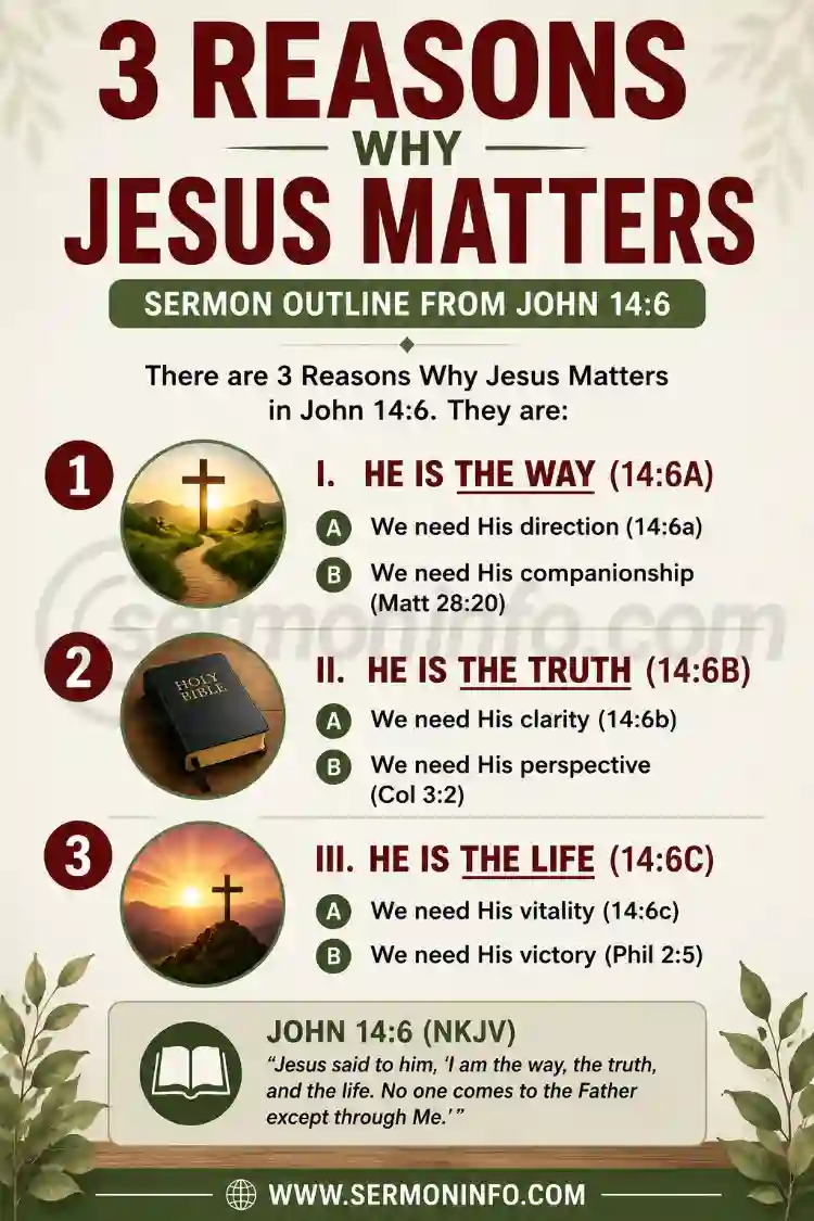 Sermon Outline From John 14:6 Sermon Outline From John 14:6