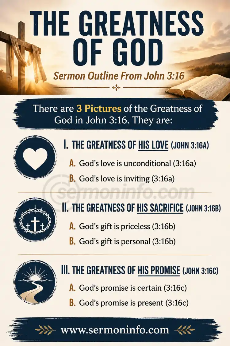 Sermon Outline From John 3:16 Sermon Outline From John 3:16