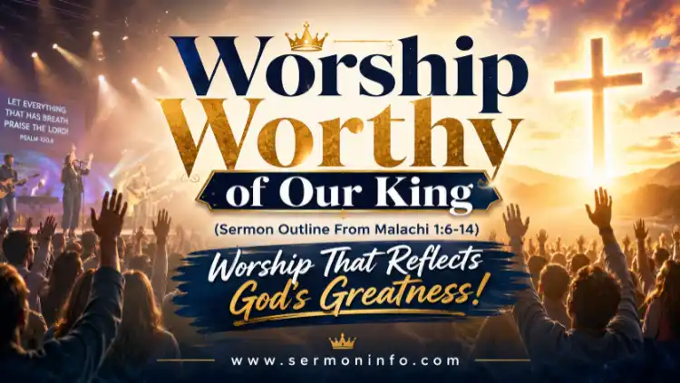 Sermon Outline From Malachi 1:6-14 | Worship Worthy of Our King Sermon Outline From Malachi 1:6-14 | Worship Worthy of Our King