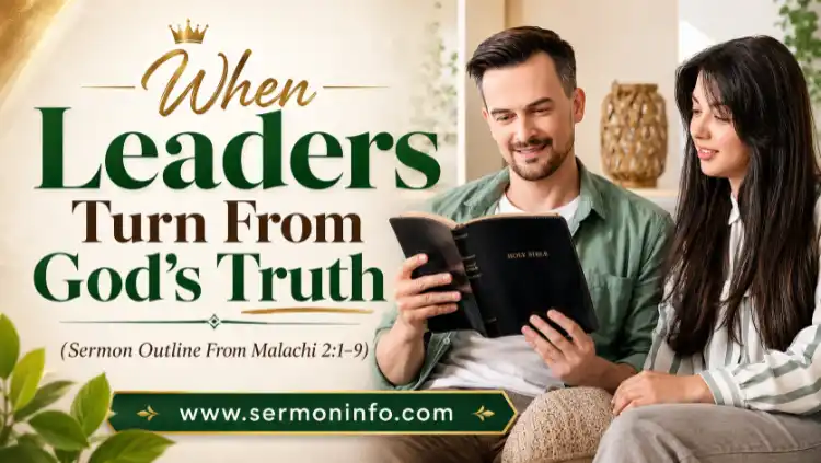 Sermon Outline From Malachi 2:1-9 | When Leaders Turn From God's Truth