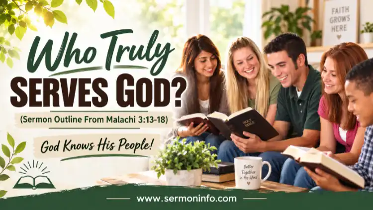 Sermon Outline From Malachi 3:13-18 | Who True Serves God?