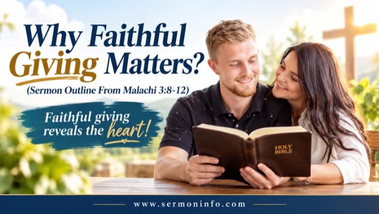 Why Faithful Giving Matters? | Sermon Outline From Malachi 3:8-12