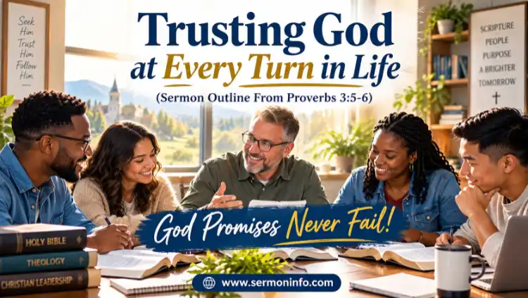 Sermon Outline From Proverbs 3:5-6 | Trusting God at Every Turn in Life Sermon Outline From Proverbs 3:5-6 | Trusting God at Every Turn in Life