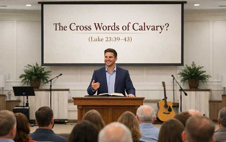 The Cross Words of Calvary | Sermon Outline From Luke 23:39-43 The Cross Words of Calvary | Sermon Outline From Luke 23:39-43