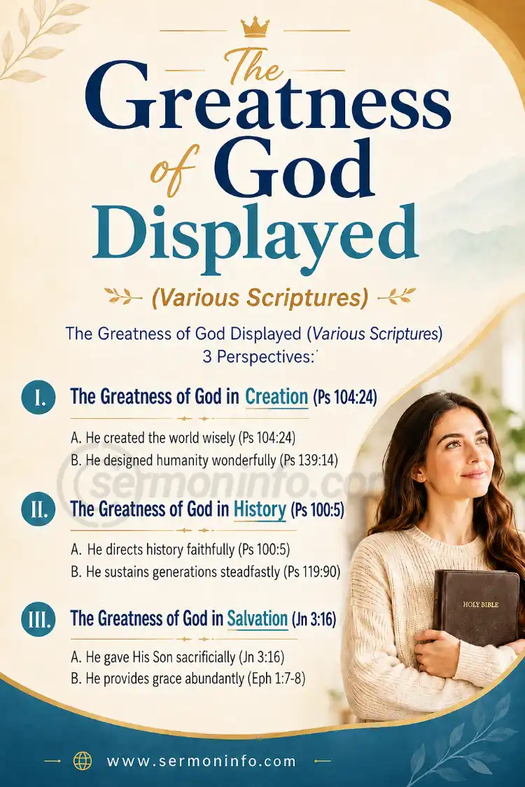The Greatness of God Displayed