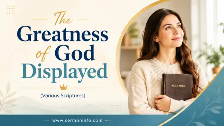The Greatness of God Displayed