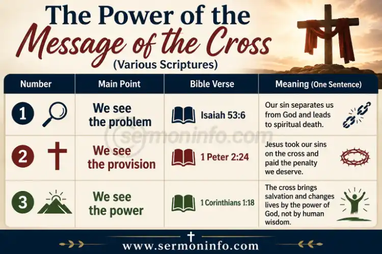 The Power of the Message of the Cross | Sermon Outline From 1 Corinthians 1:18 The Power of the Message of the Cross | Sermon Outline From 1 Corinthians 1:18