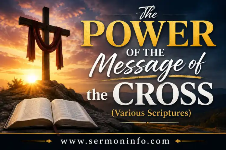 The Power of the Message of the Cross | Sermon Outline From 1 Corinthians 1:18 The Power of the Message of the Cross | Sermon Outline From 1 Corinthians 1:18