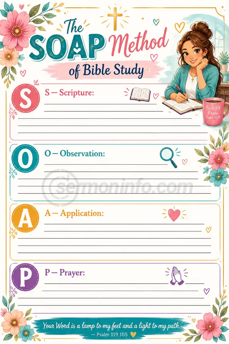 The SOAP Method of Bible Study The SOAP Method of Bible Study