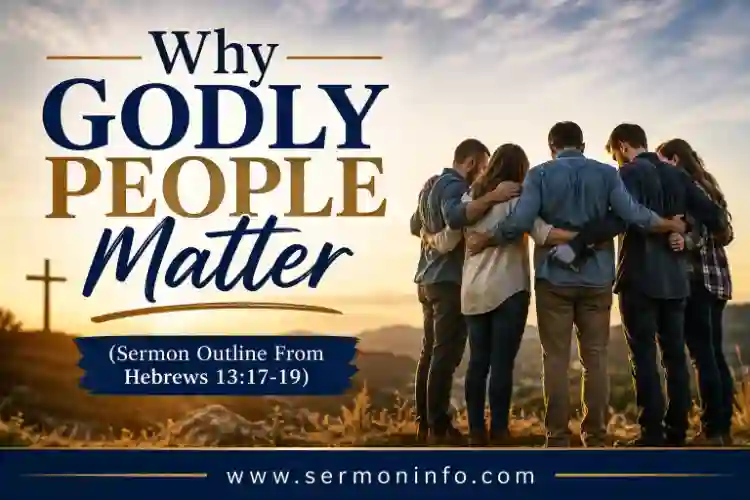 Why Godly People Matter | Sermon Outline From Hebrews 13:17-19