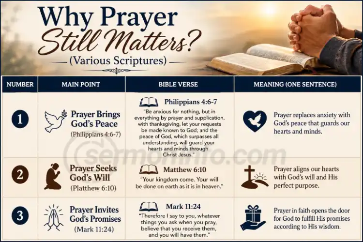 Why Prayer Still Matters? Why Prayer Still Matters?